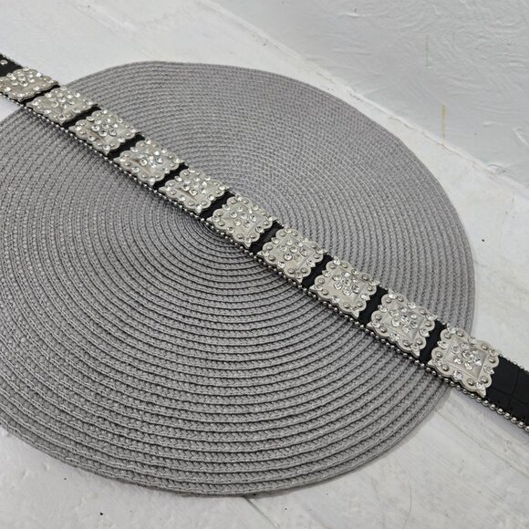 Nocona Western Rhinestone Belt - Picture 3 of 5